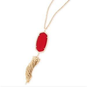 Kendra Scott Red Rayne Necklace!! ❤️